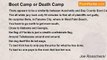 Joe Rosochacki - Boot Camp or Death Camp