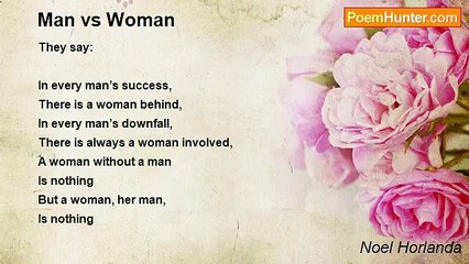Noel Horlanda - Man vs Woman