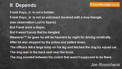 Joe Rosochacki - It  Depends
