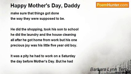 Barbara Lynn Terry - Happy Mother's Day, Daddy