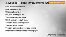 Angelina Pandian - 3. Love is – Total involvement! [On Love a collection of Poems]