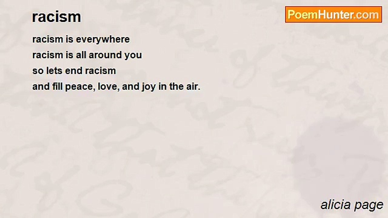 alicia page - racism