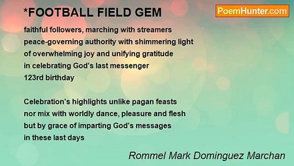 Download Video: Rommel Mark Dominguez Marchan - *FOOTBALL FIELD GEM