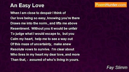Fay Slimm - An Easy Love