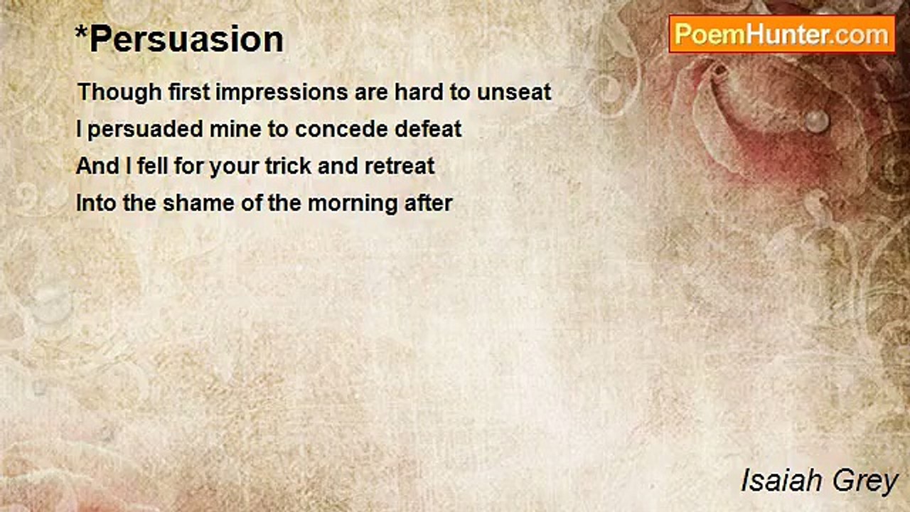 Isaiah Grey - *Persuasion