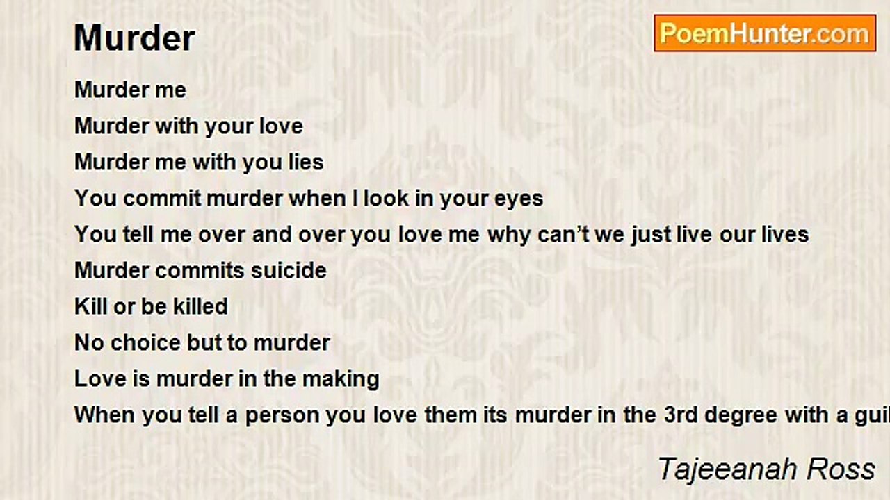 Tajeeanah Ross - Murder