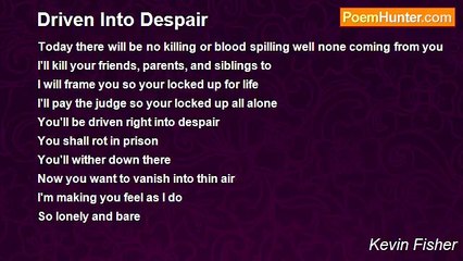 Kevin Fisher - Driven Into Despair