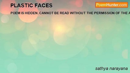 sathya narayana - PLASTIC FACES
