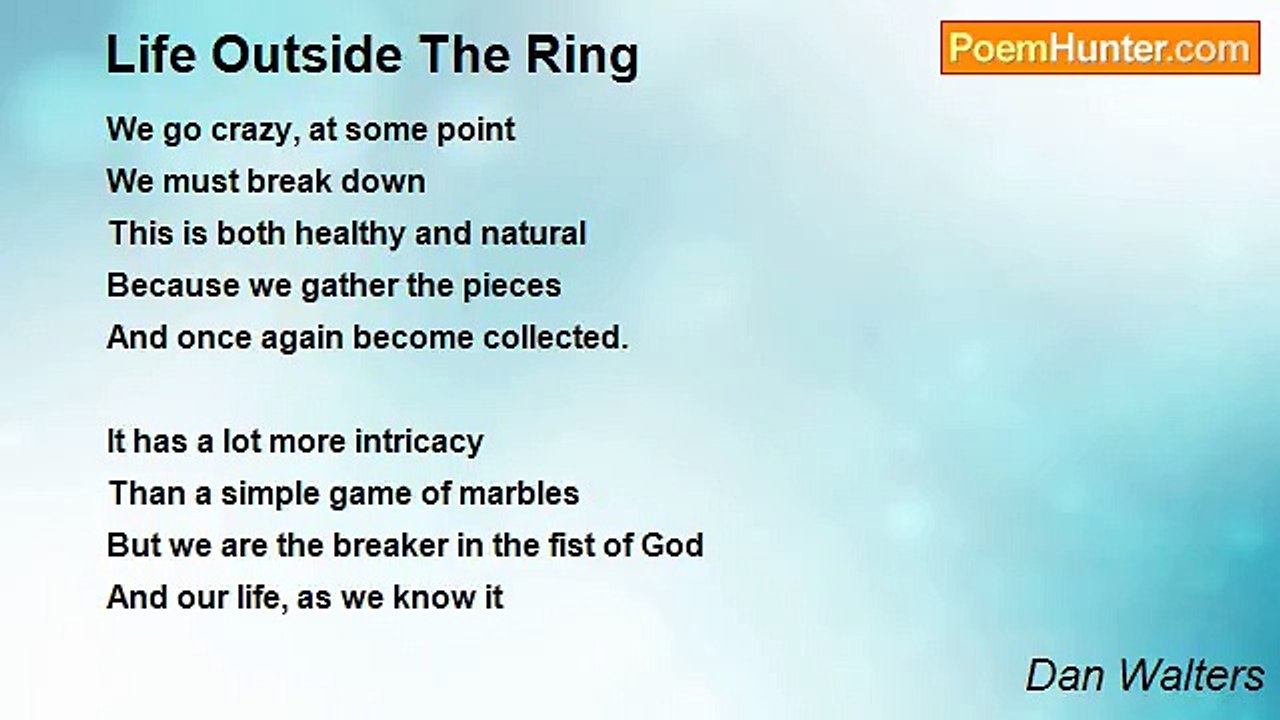 Dan Walters - Life Outside The Ring