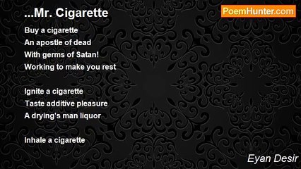 Eyan Desir - ...Mr. Cigarette