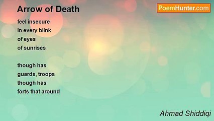 Ahmad Shiddiqi - Arrow of Death