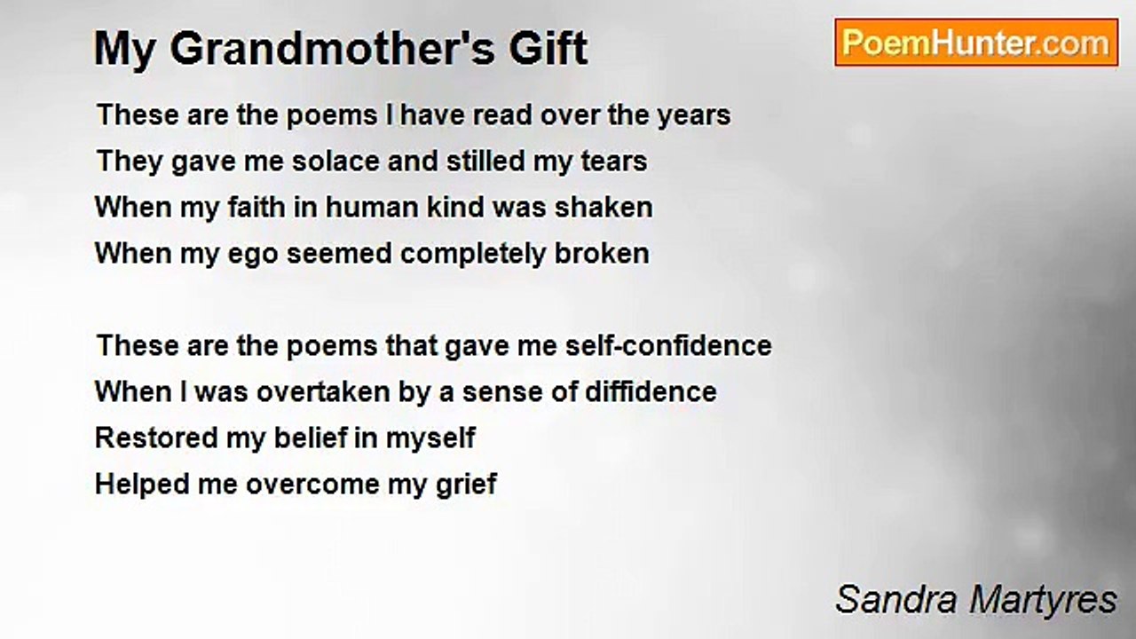 Sandra Martyres - My Grandmother's Gift