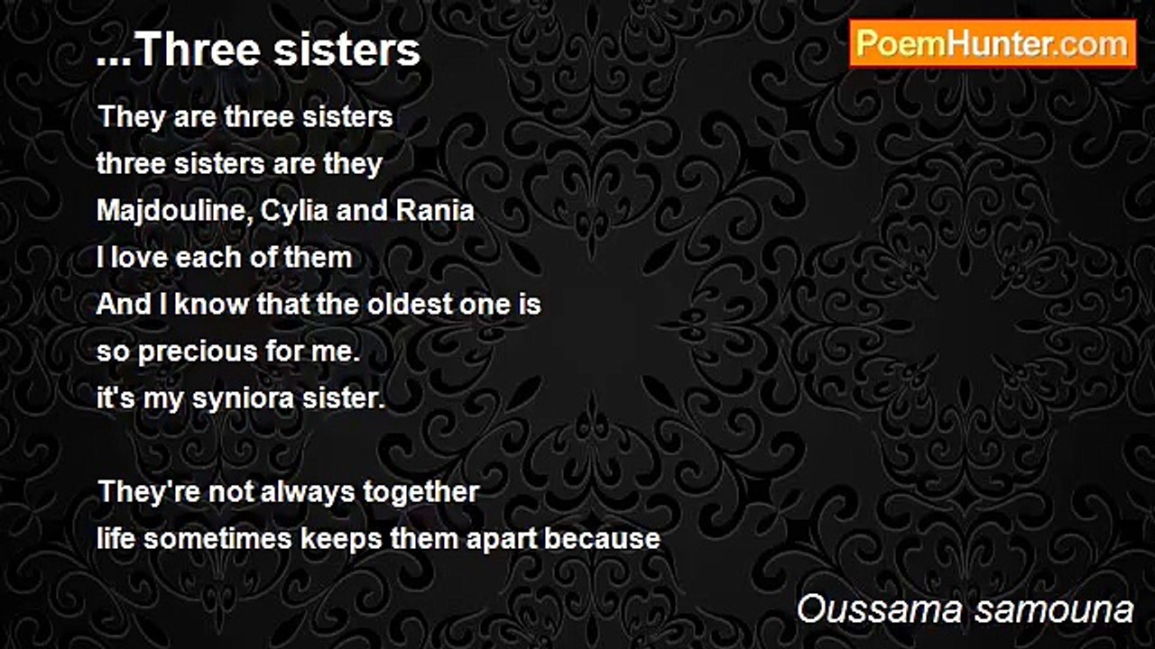 Oussama samouna - ...Three sisters