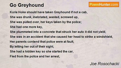 Joe Rosochacki - Go Greyhound