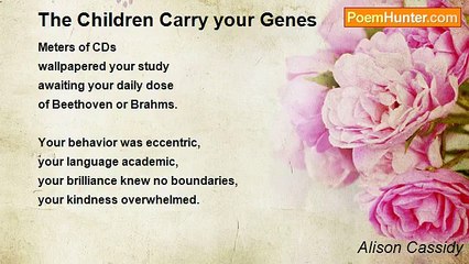 Alison Cassidy - The Children Carry your Genes