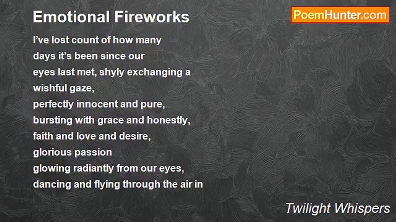 Twilight Whispers - Emotional Fireworks