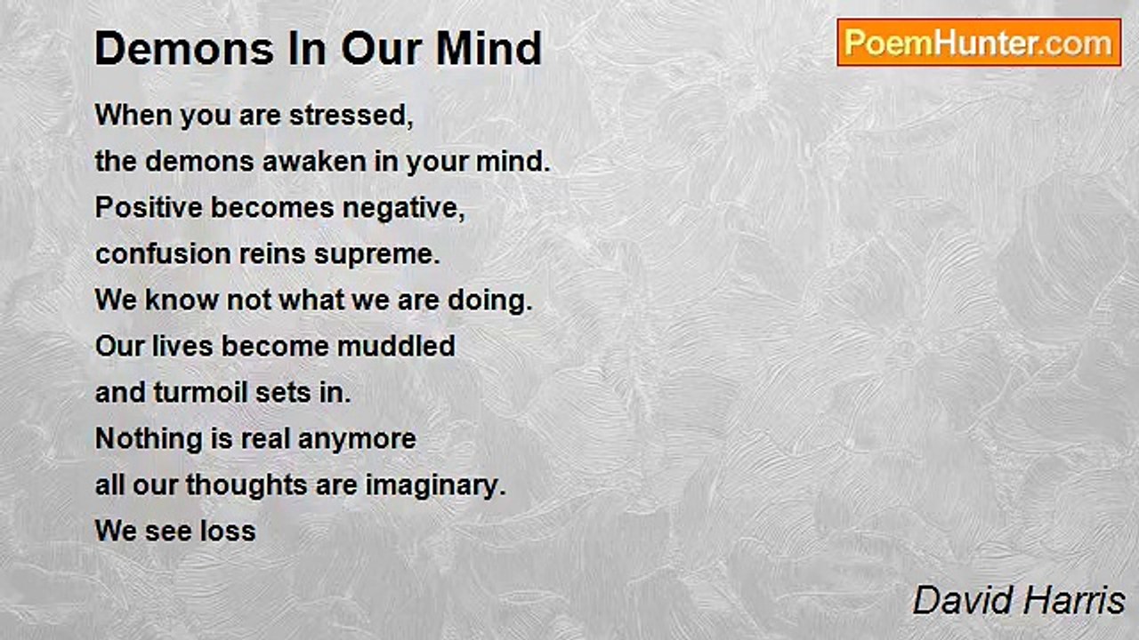 David Harris - Demons In Our Mind