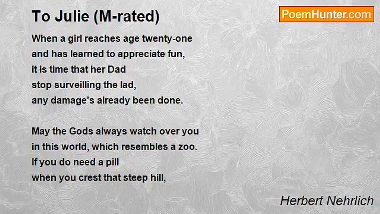 Herbert Nehrlich - To Julie (M-rated)