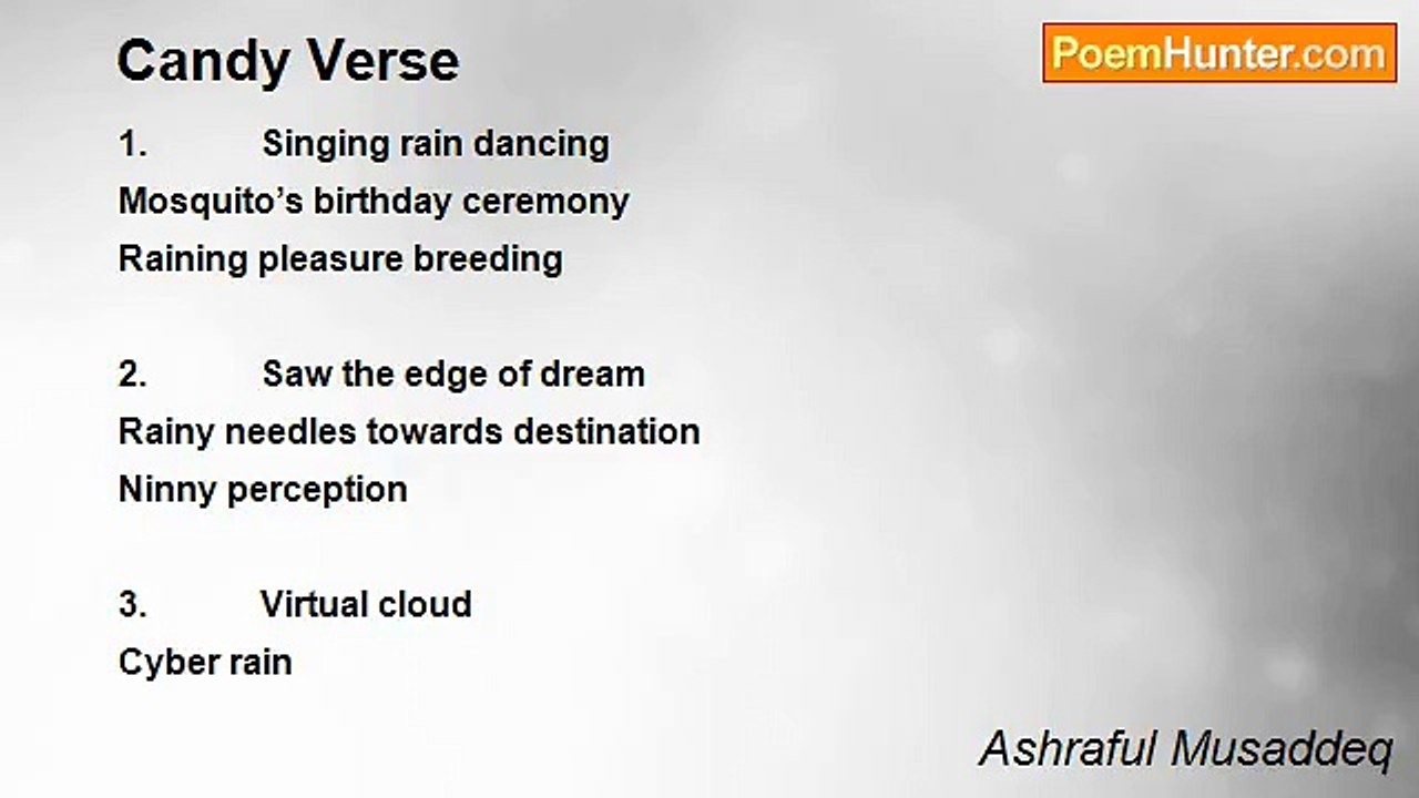 Ashraful Musaddeq - Candy Verse
