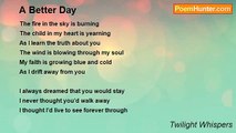 Twilight Whispers - A Better Day