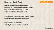 louis rams - Heaven And Earth