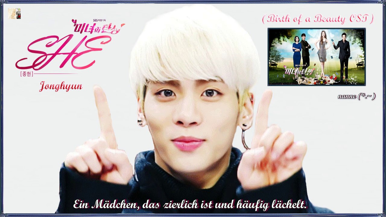 Jonghyun (of SHINee) - She k-pop [german sub]