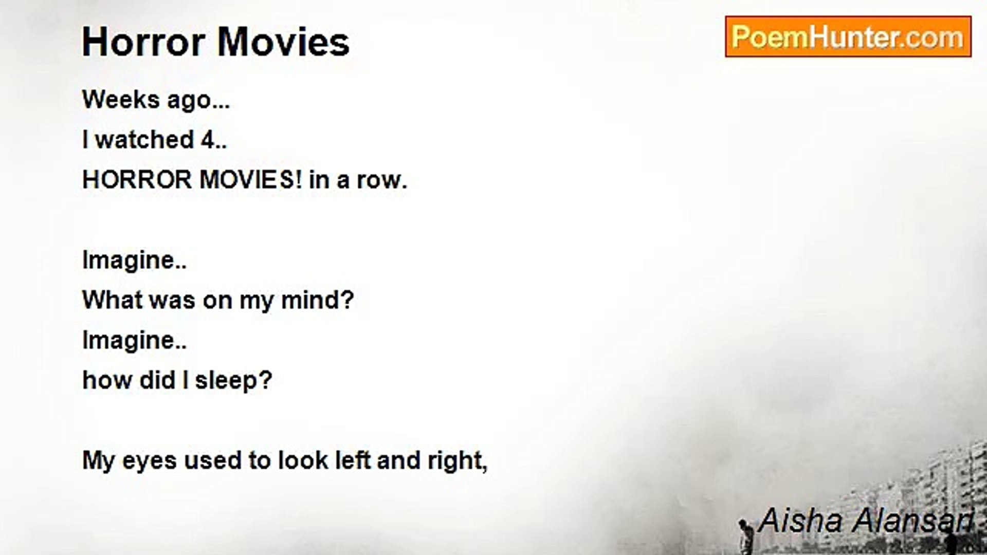 Aisha Alansari - Horror Movies