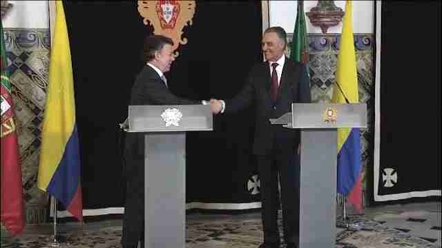 Santos agradece el apoyo europeo al proceso de paz en Colombia