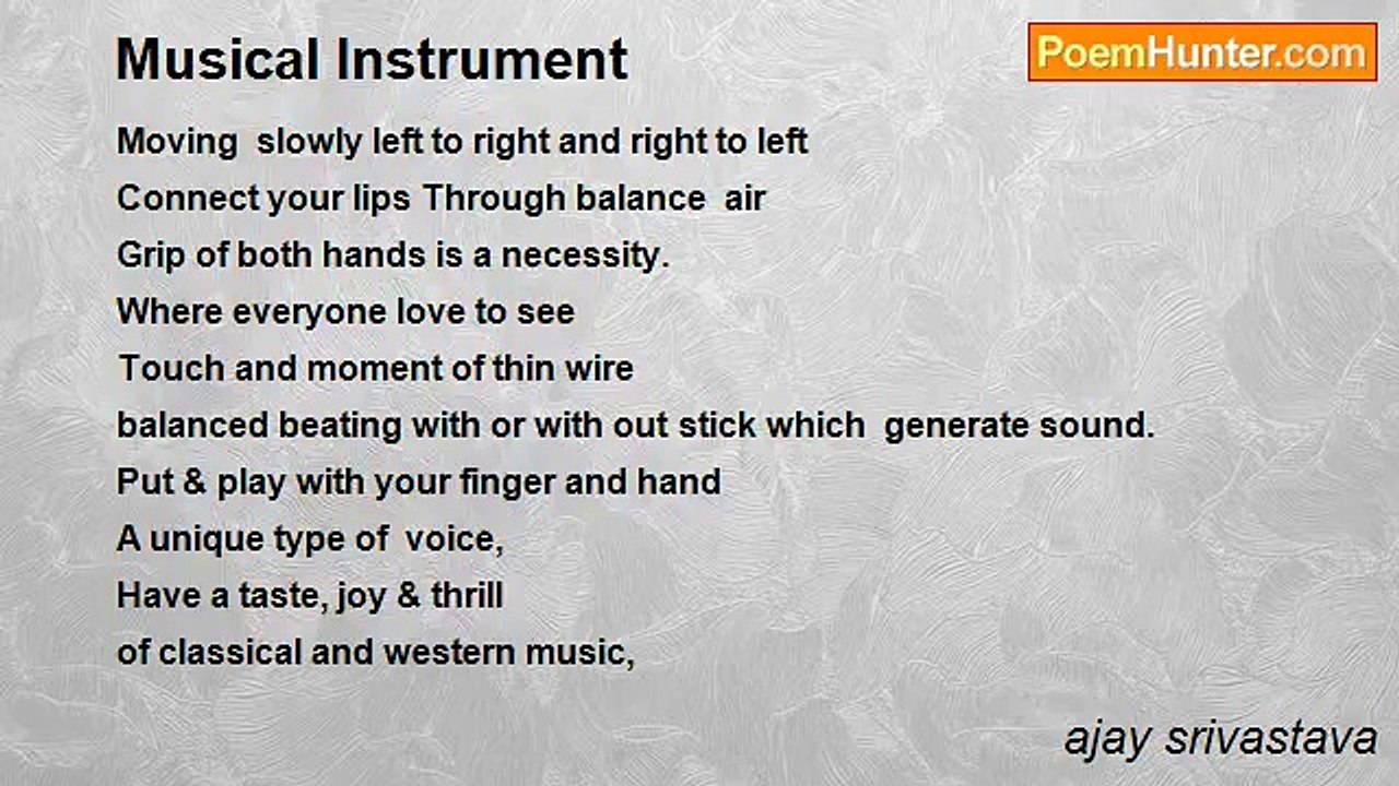 ajay srivastava - Musical Instrument