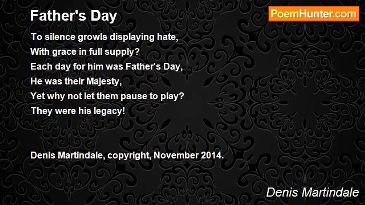 Denis Martindale - Father's Day