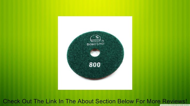 Green 800 Grit Diamond Polishing Pad for Granite Marble Concrete Grinder