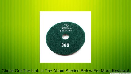 Green 800 Grit Diamond Polishing Pad for Granite Marble Concrete Grinder