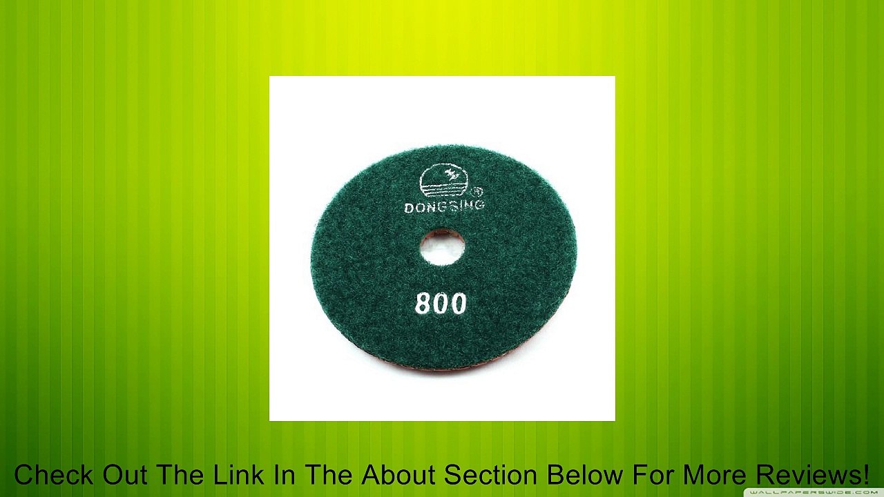 Green 800 Grit Diamond Polishing Pad for Granite Marble Concrete Grinder