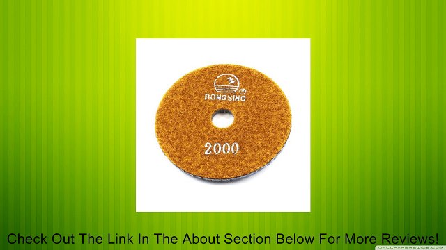 0.5cm Thick Polishing Pad 2000 Grit for Concrete Stone Granite Orange