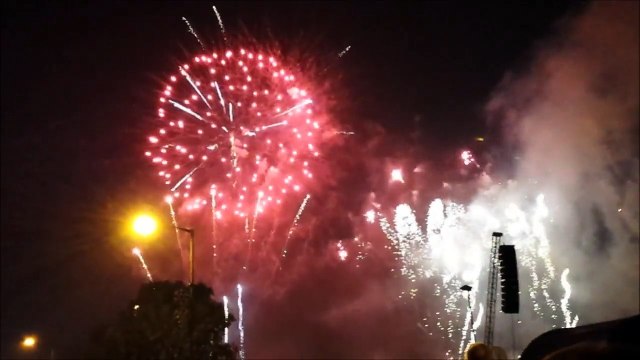 Stockton-on-Tees Riverside Fireworks 2014