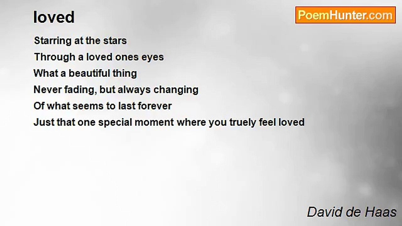 David de Haas - loved