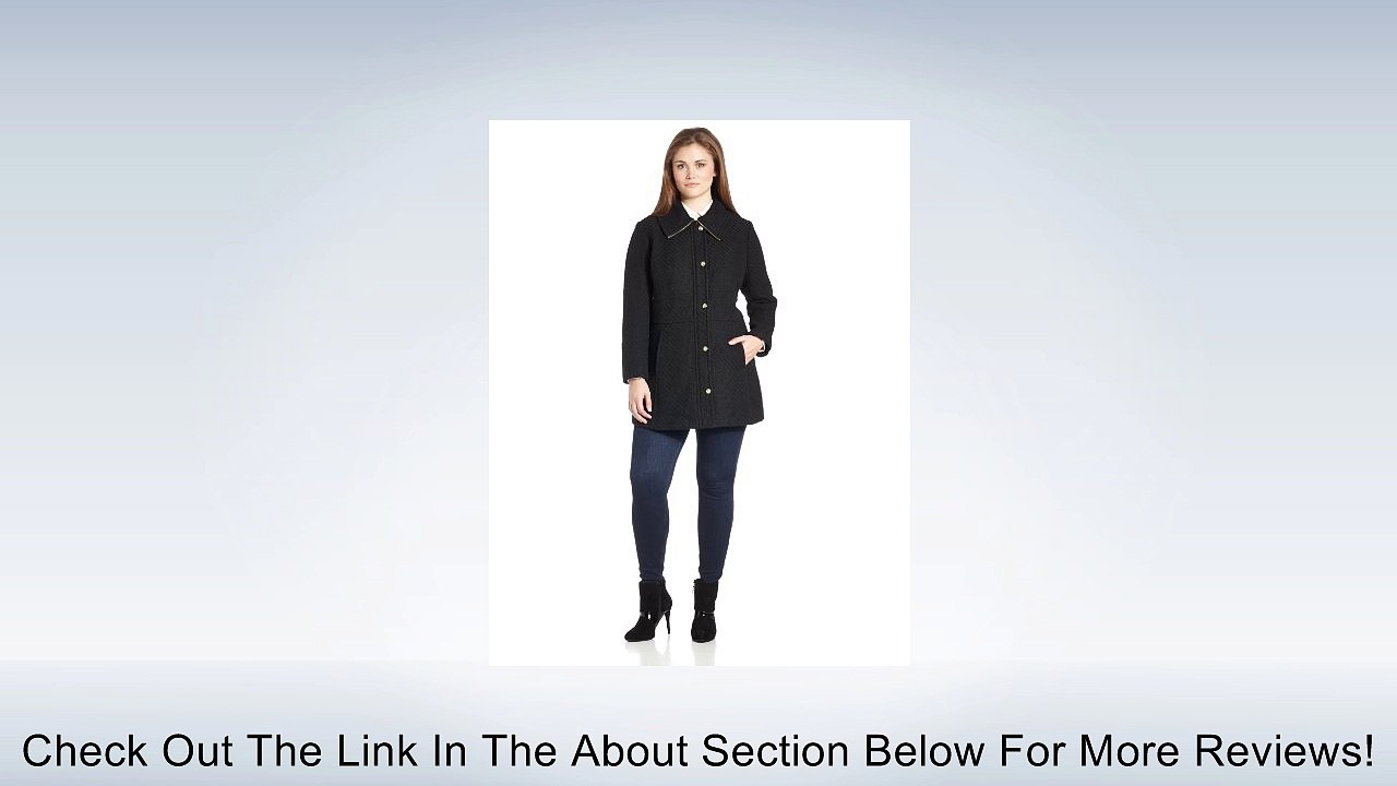 Jessica Simpson Women's Plus-Size Braided Wool Waisted Coat Review