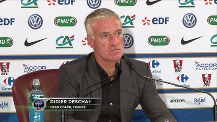 Bleus - Deschamps : "Pas de hiérarchie chez les attaquants"