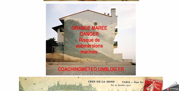 FEVRIER 2015: FORTES TEMPÊTES ASSOCIEES AUX GRANDES MAREES