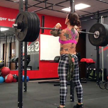 Front squat x4 set 1 of 6