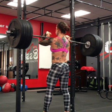 Front squat x4 set 6 of 6