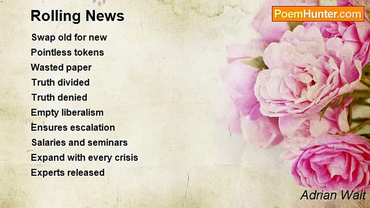 Adrian Wait - Rolling News