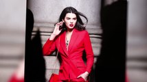 Kendall Jenner Stuns in Red During LA Photo Shoot