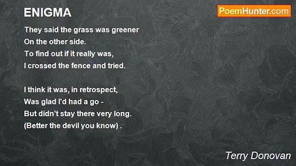 Terry Donovan - ENIGMA