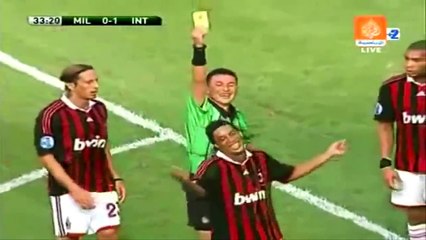 Funny Red card to Ronaldinho