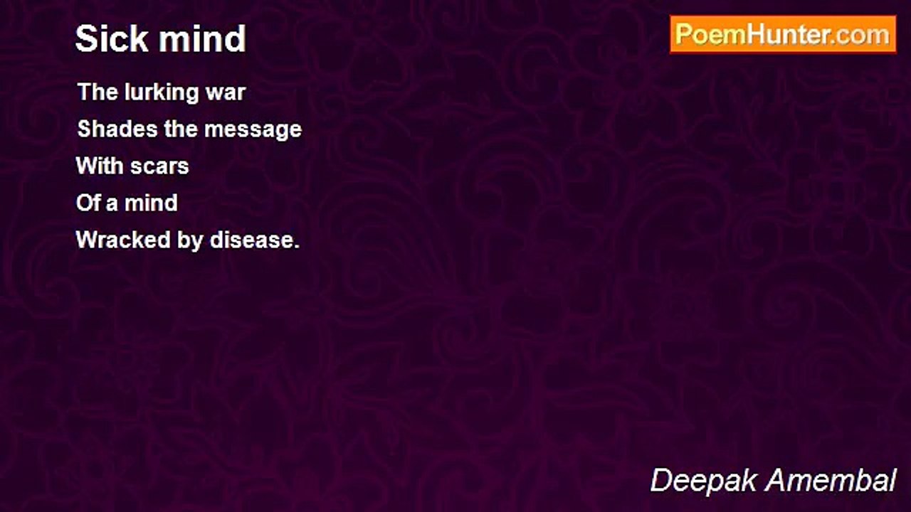 Deepak Amembal - Sick mind