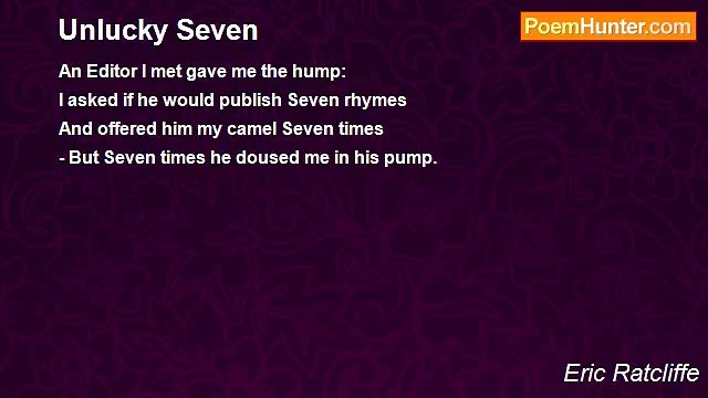 Eric Ratcliffe - Unlucky Seven