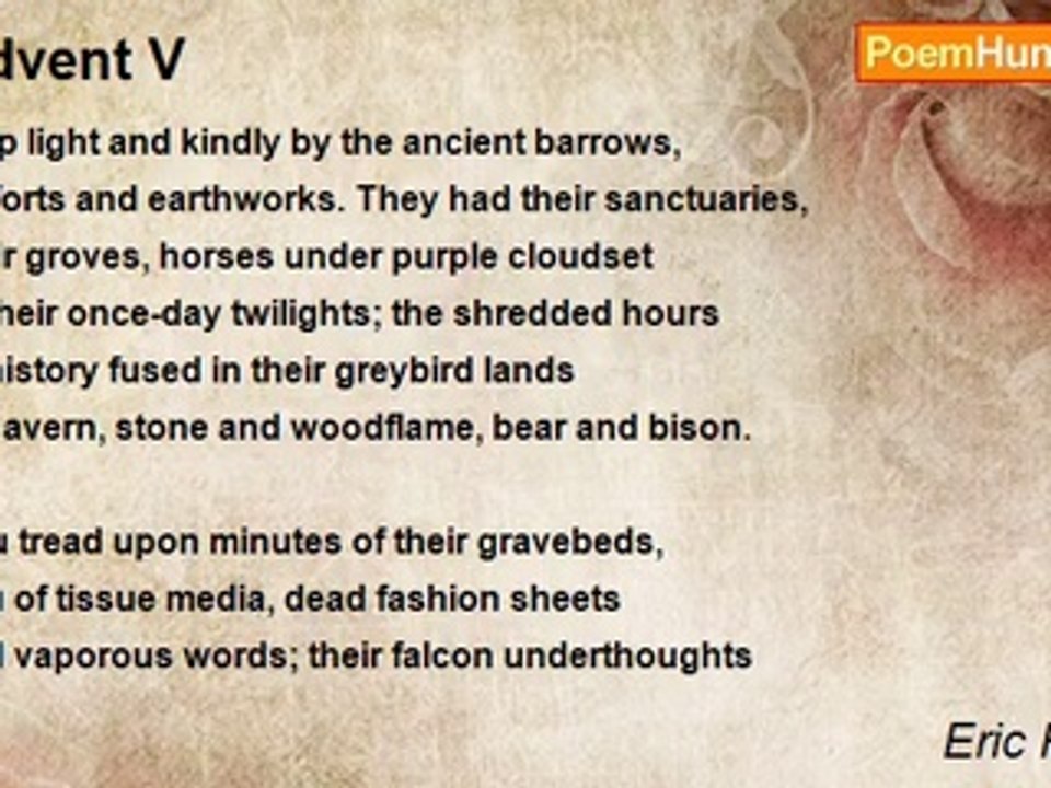 Eric Ratcliffe - Advent V