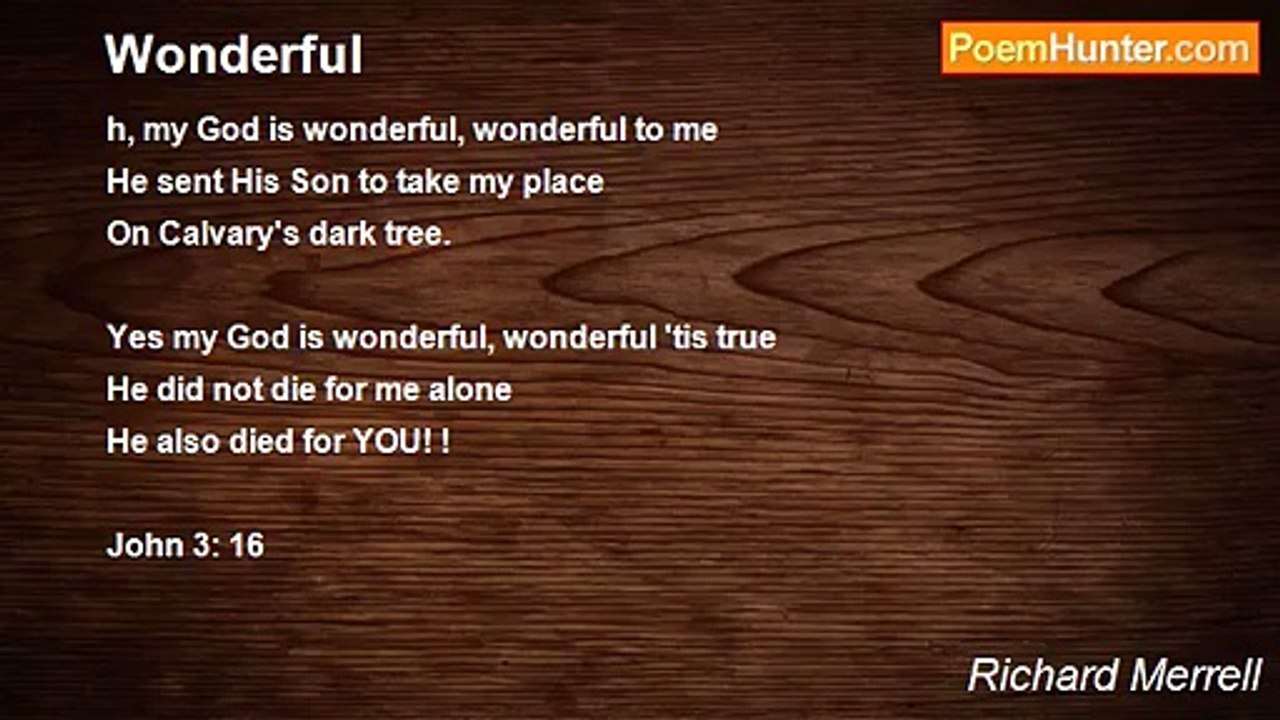 Richard Merrell - Wonderful