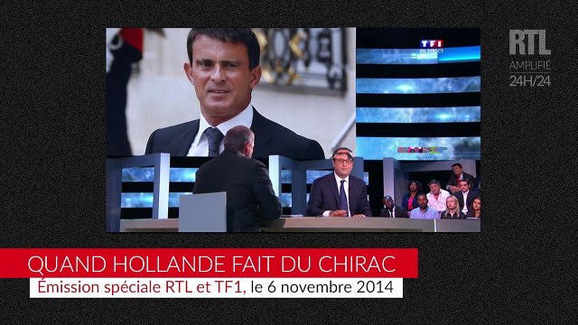 VIDÉO - Quand François Hollande fait du Jacques Chirac
